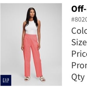 Coral Straight Leg Summer Trousers